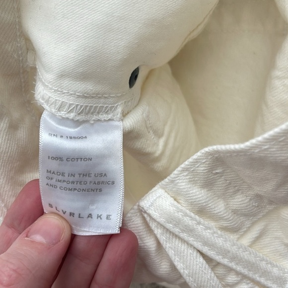 SLVRLAKE Cropped Flare Wide Leg Jeans Size 23 NEW - Picture 8 of 8